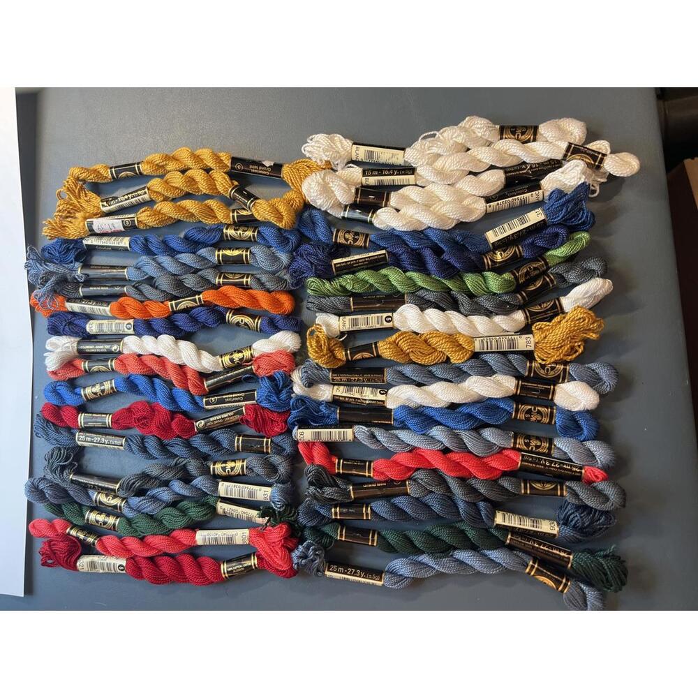 DMC Embroidery Floss Thread Skeins Multi-Color Lot (SR591)